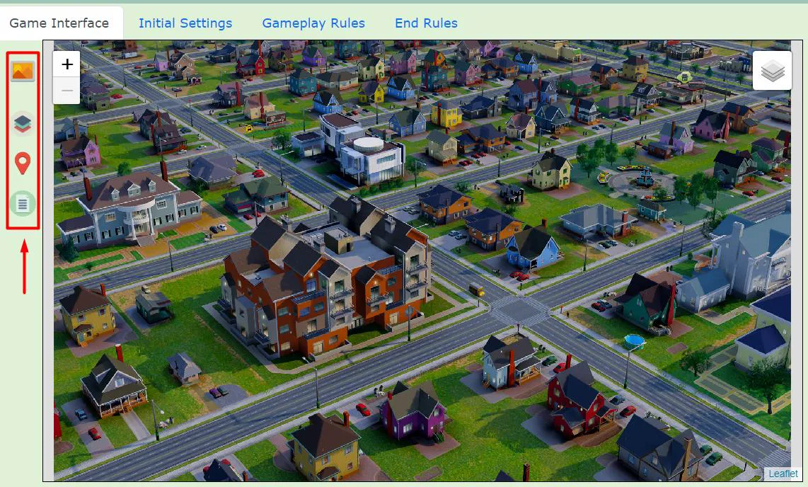 Game Interface Toolbar