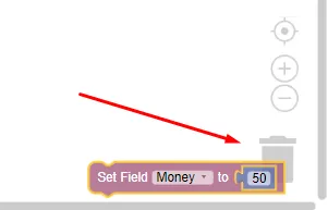 Delete block(s) using the bin