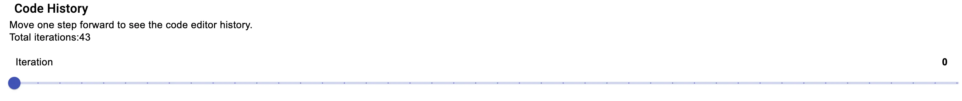 Malt2 code history sliding over iterations