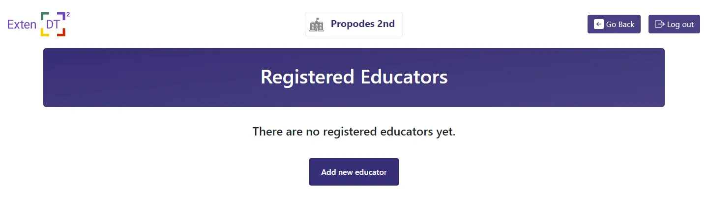 Educators empty page