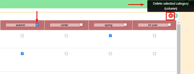 Delete an unwanted category from an existing game
